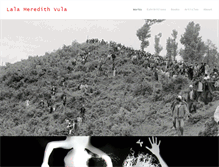 Tablet Screenshot of lalameredithvula.com